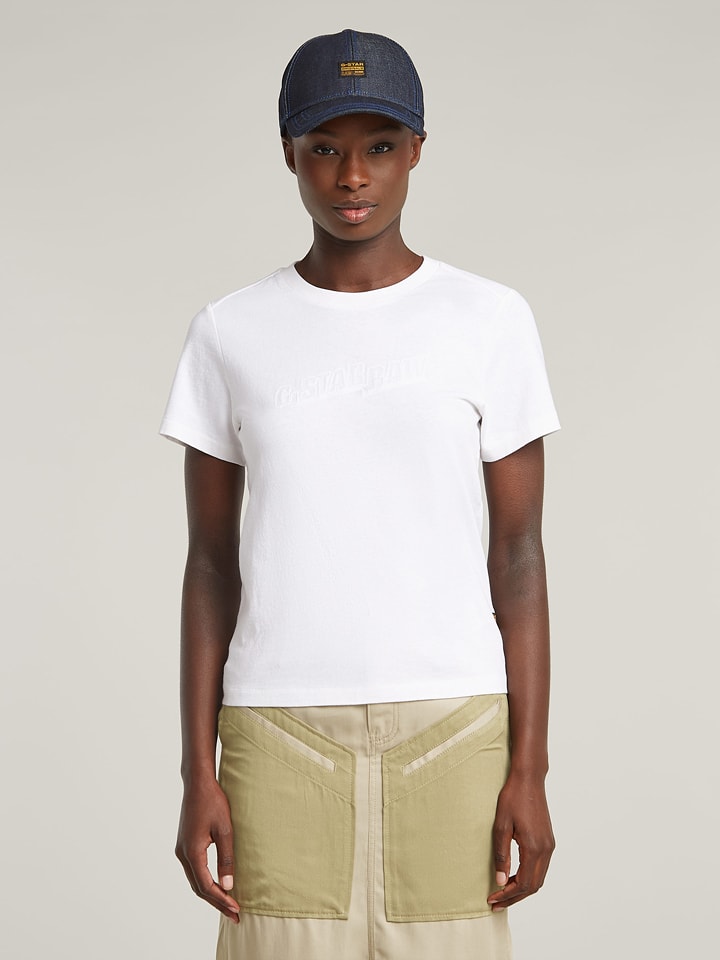 G-Star Shirt in Weiß - M