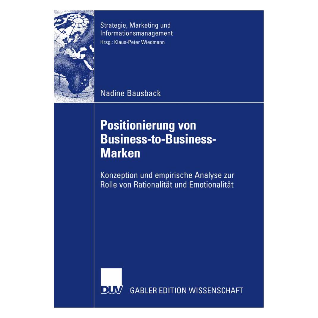 DUV Positionierung von Business-to-Business-Marken (Deutsch, Softcover, Nadine Bausback) (8541434)