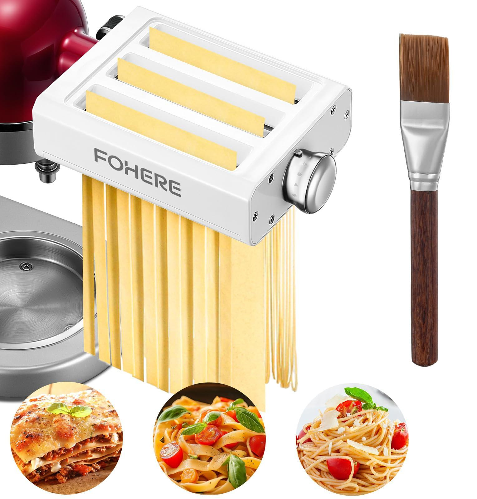 Dripio 3-in-1 pastamachine: rolapparaat, fettuccine- en spaghetti-snijder