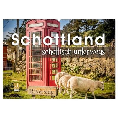 Schottland – schottisch unterwegs (Wandkalender 2027 DIN A2 quer), CALVENDO Monatskalender