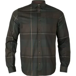 Härkila Herren Akse Hemd - L - shadow brown check