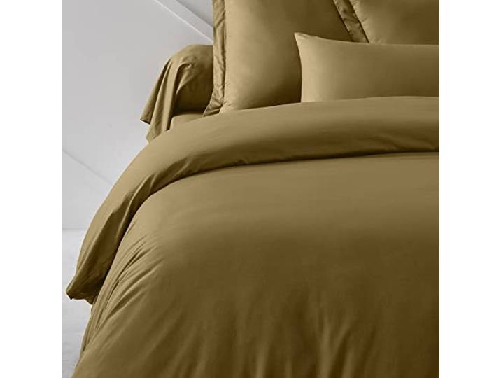 Today Housse de Couette 240X260 2 Personnes Coton Bronze