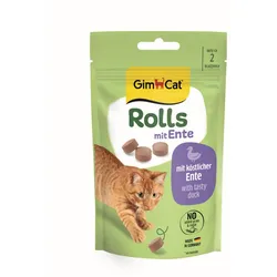 GimCat Rolls Katzen-Snack Ente 40g