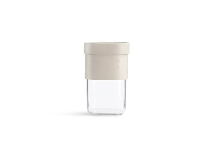 Lékué Boîte de rangement Lékué Flip taille moyenne Beige