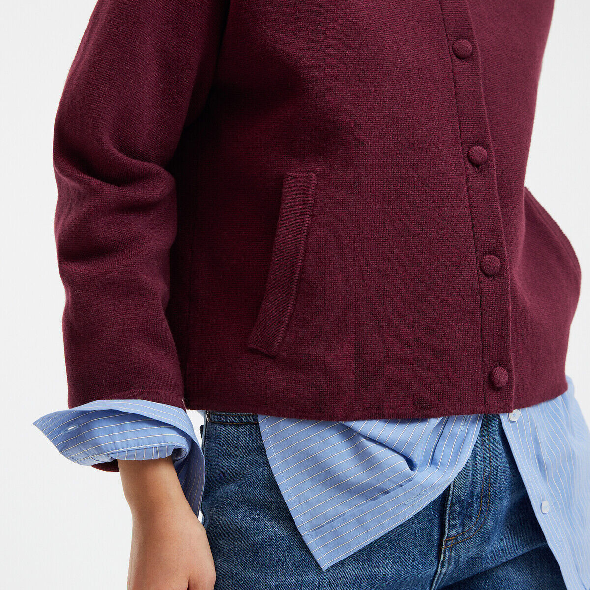 LA REDOUTE COLLECTIONS Cardigan en maille Signature, LEANDRE