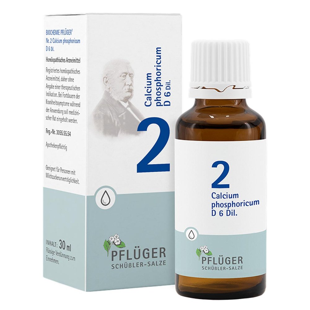 Homöopathisches Laboratorium Alexander Pflüger Gmb Biochemie Pflüger 2 Calcium phosphoricum D6 Tropfen 06323709
