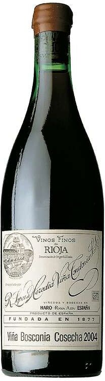 Bodegas R. López de Heredia Viña Tondonia Viña Bosconia Gran Reserva 2004 - Vino Tinto 75 cl D.O. Rioja