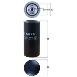 Kraftstofffilter MAHLE KC 217
