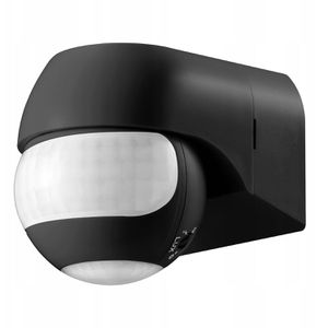 Orno Bewegungsmelder OR-CR-286/B PIR, 360°, 15 m, innen + außen IP44, schwarz