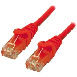 MCL CBLE RJ45 CAT 6 - 3M - ROUGE (CAT6, 3 m), Netzwerkkabel