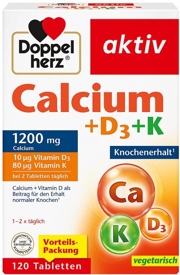 Doppelherz Calcium+D3+K Tabletten