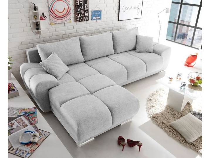 ED EXCITING DESIGN Ecksofa Anton, mit Schlaffunktion