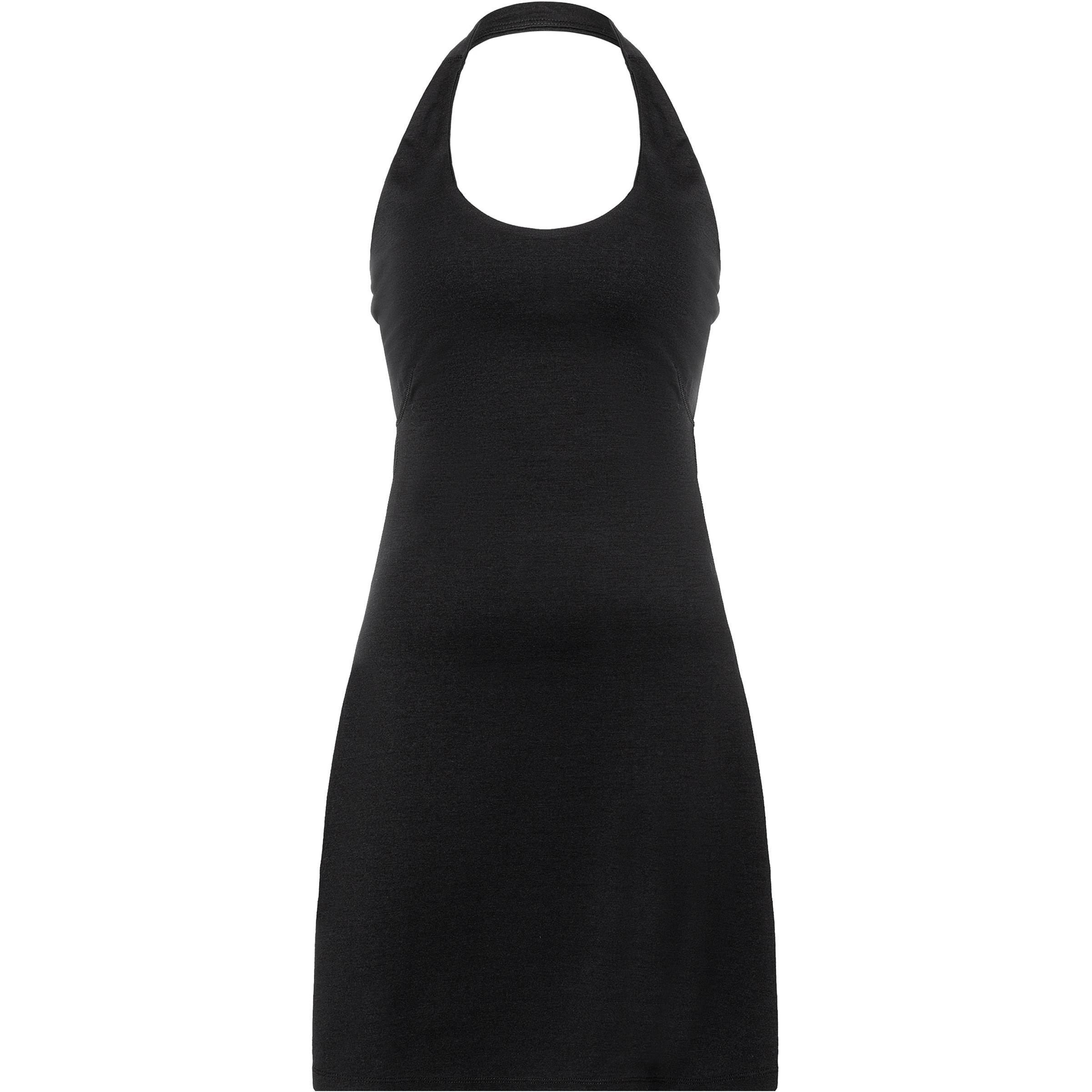 Super.Natural Neckholder Kleid Damen Kleider schwarz Größe M Lifestyle Hautfreundlich Merinowolle