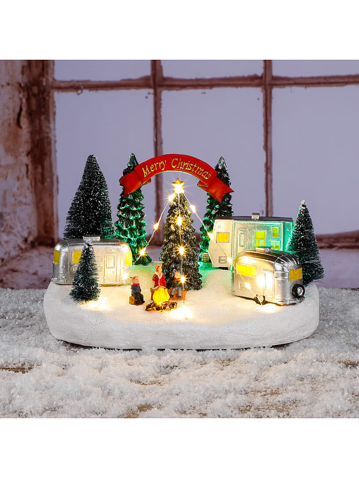 Profiline LED-Dekoleuchte "Christmas Trailer" in Warmweiß/ Bunt - onesize