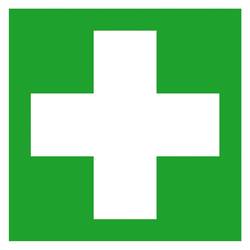 SafetyMarking 15.0057 Hinweisschild Erste Hilfe Aluminium (B x H) 150 mm x 150 mm ISO 7010 1 St.