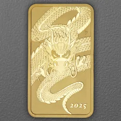 Goldmünzbarren 1oz "Rectangular Dragon" 2025 (Australien)