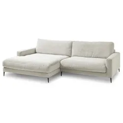 Sormani Ecksofa Florenz Cord Light Grey