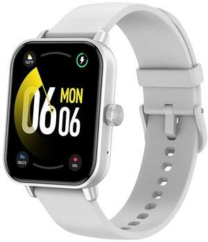 Inspire Daily Merch Smart Watch Ultra HD Screen Voice Calling Health Monitor Sports Modes Watch Faces Smartwatch silver