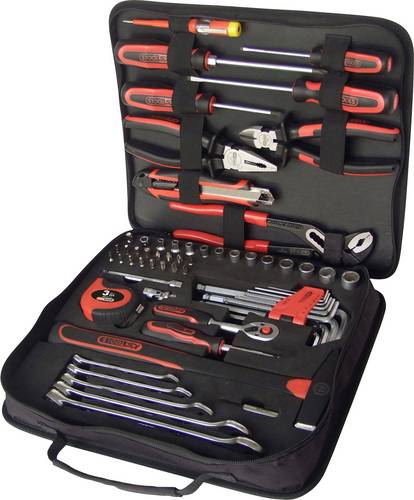 KS Tools 1/4" Universal-Werkzeugtasche, 62-tlg Werkzeugset