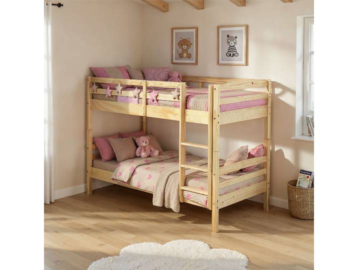 Lit superposé séparable en bois massif naturel 90x200 - LT12085