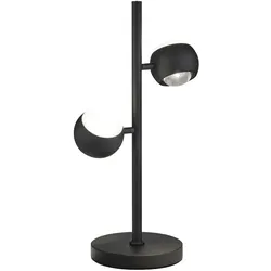 Musterring Leuchten LED-Tischleuchte Cannon Metall Schwarz
