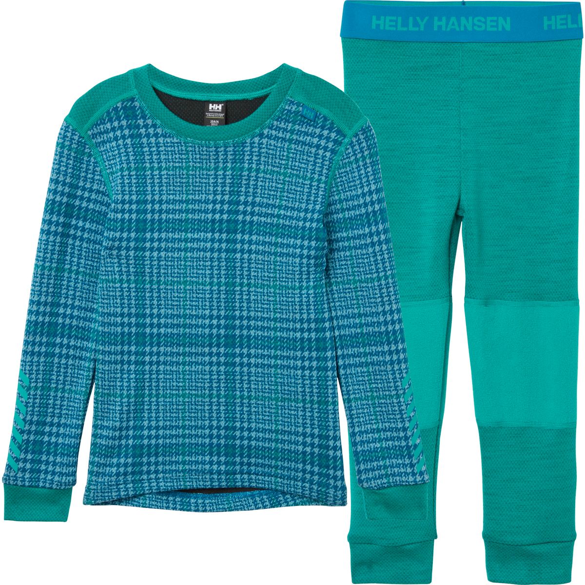 Helly Hansen K Graphic Lifa Merino SET signal green aop (466) 2 40525_466-2