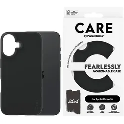 CARE by PanzerGlass® Fashionable Case Schwarz iPhone 16