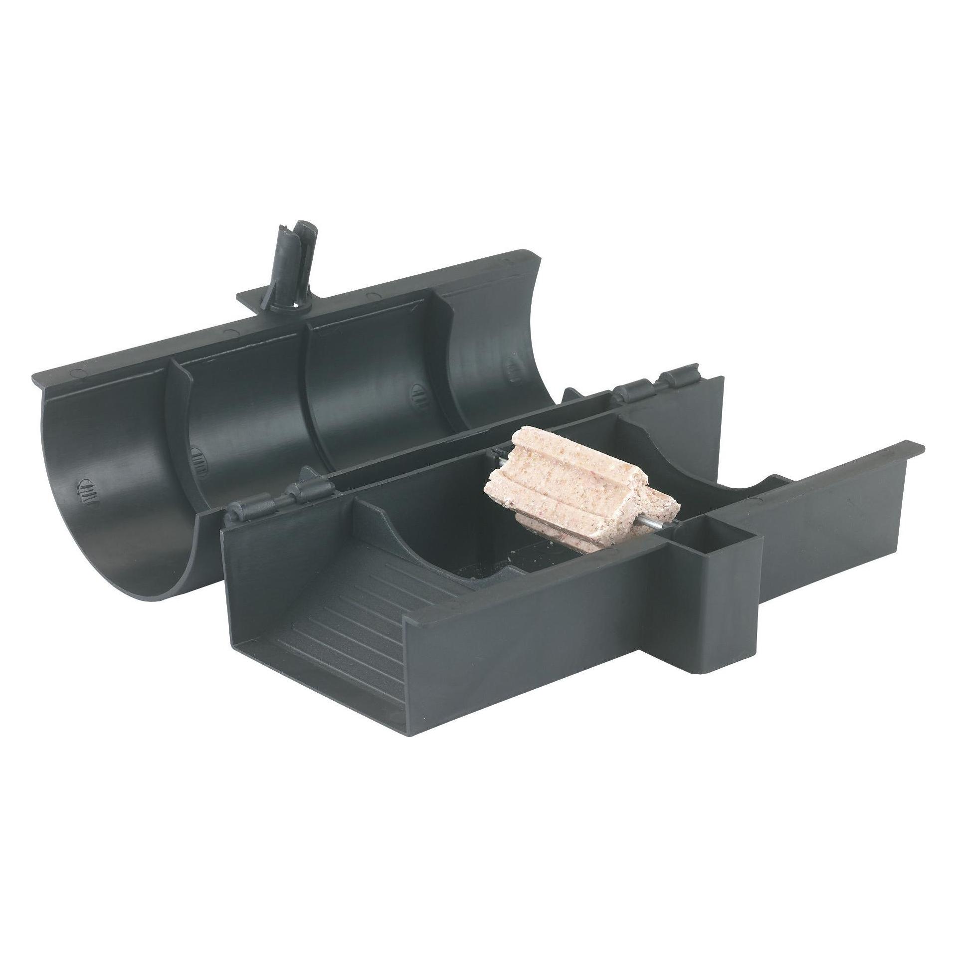 Kerbl 299637 Köderstation Blocbox Alpha, 23 x 10.5 x 10 cm, halbrund (32825085)