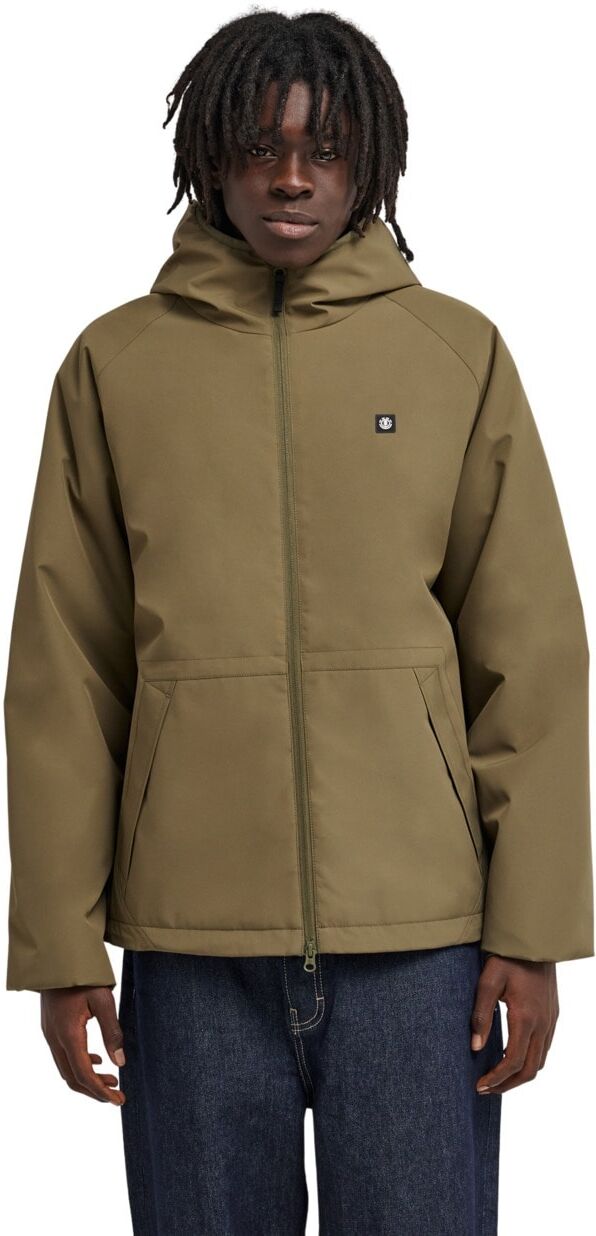 Outdoorjacke ELEMENT "Alder 2.0 Travel Winter", Herren, Gr. S, grün (kalamata), Obermaterial: 100% Polyester., Jacken Outdoorjacke