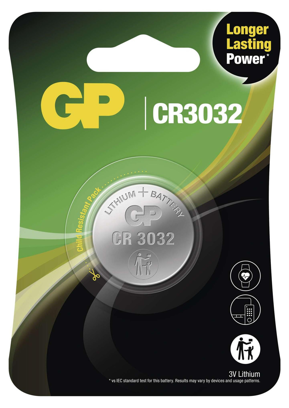 GP Batteries CR3032 Lithium 3V Batterij