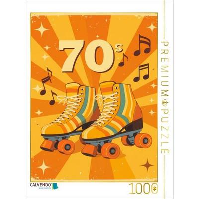 CALVENDO Puzzle Retro Roller Skates | 1000 Teile Lege-Größe 64x48cm Foto-Puzzle für glückliche Stunden