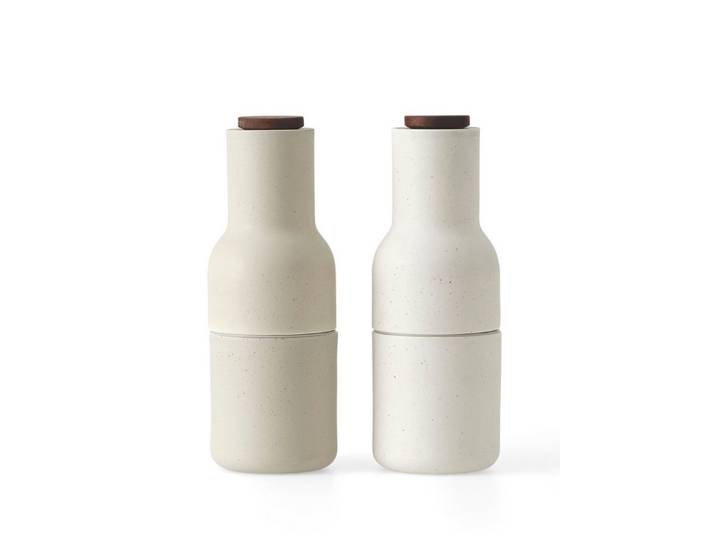 Audo Salz-/Pfeffermühle Audo Bottle Grinder, Ceramic, Sand, 2-pack manuell
