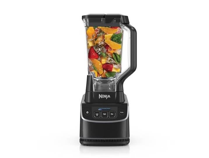 Ninja UltraCrush Mixer, 1,9 l, 3 Geschwindigkeitsstufen, Schwarz Manueller Impulsmodus, Fassungsvermögen für Flüssigkeiten, für Smoothies, Dips, Soßen und mehr - BP201EU