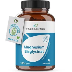 MAGNESIUM BISGLYCINAT hochdosiert vegan Kapseln 180 St