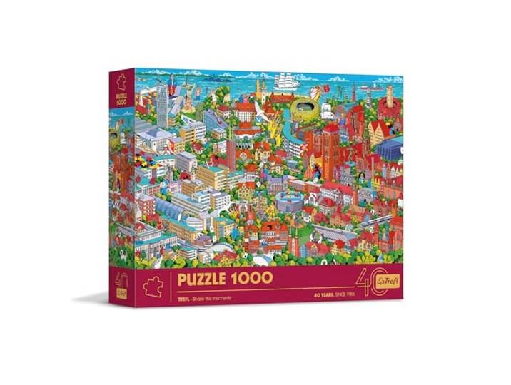 Trefl - 40ste verjaardag van Trefl, Trójmiasto - Puzzel met 1000 stukjes