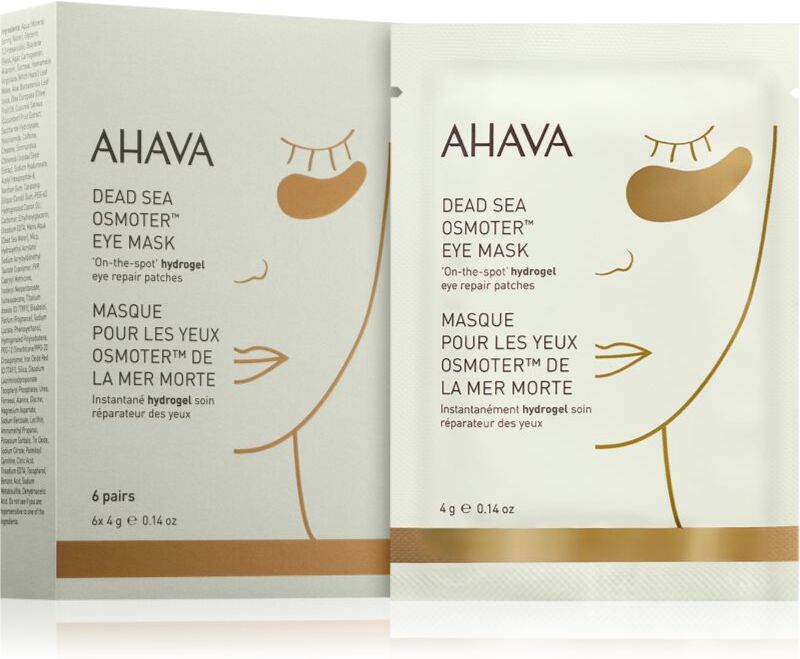 AHAVA Youth Boosters Osmoter™ Hydrogel Eye Mask for radiance and hydration 6x4 g