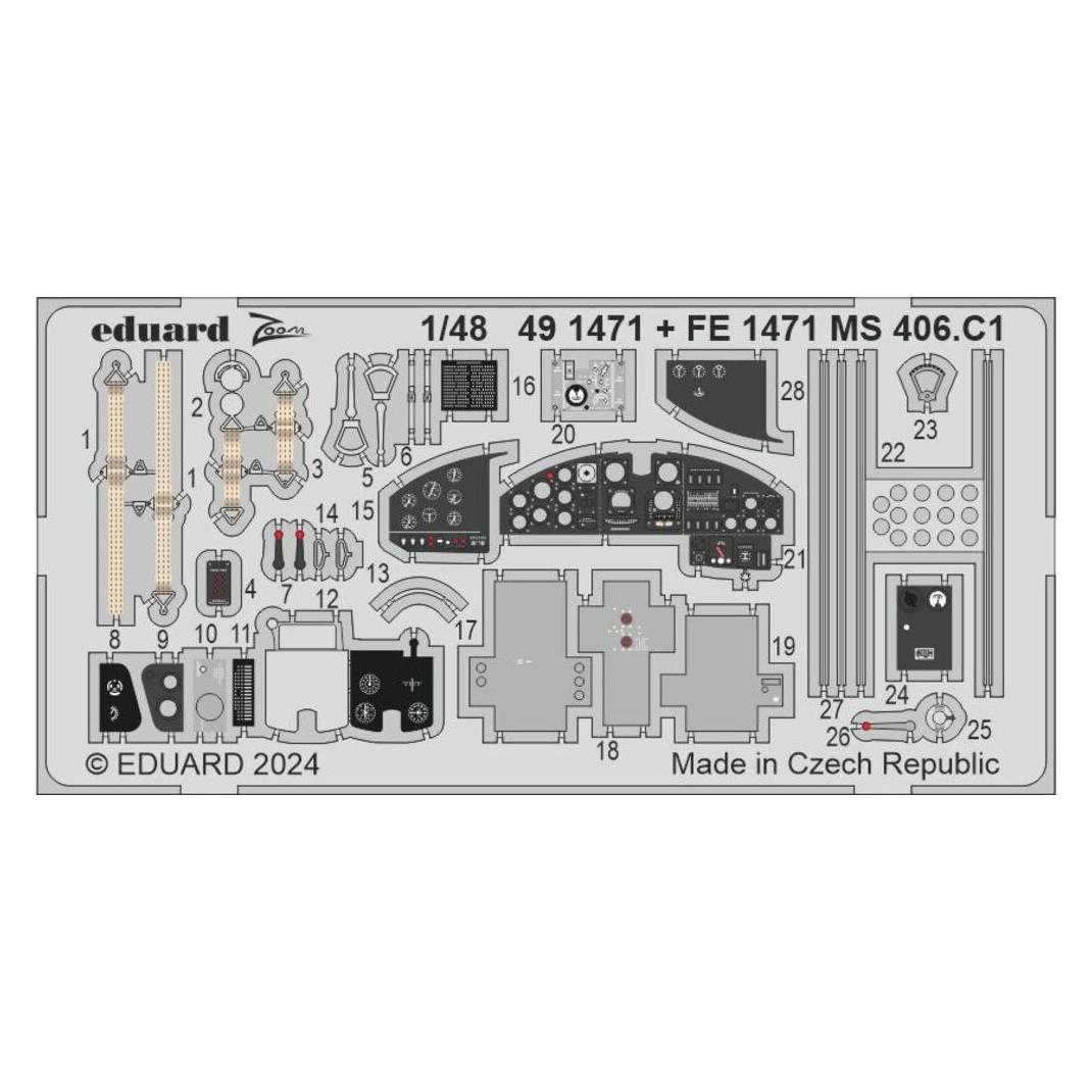 Eduard MS 406.C1 (FE1471)