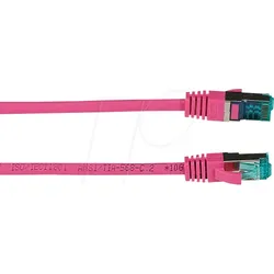 EFB MK600125MA - Patchkabel Cat.6a, S/FTP, 25 m, magenta