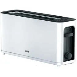 Braun HT3100WH Toaster, Toaster, Weiss, Schwarz