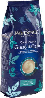 Mövenpick Kaffee Caffè Crema Gusto Italiano, Intensität 5/5, für Kaffee-Vollautomaten, ganze Bohnen, 1 kg