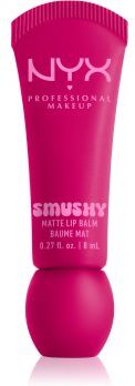 NYX Professional Makeup Smushy Matte Lip Balm bálsamo labial com efeito matificante tom She's Serving 8 ml. Smushy Matte Lip Balm