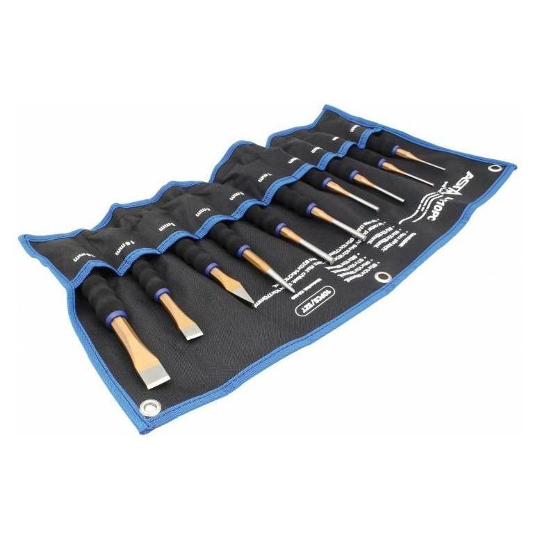 Astal Satz Meissel und Stempel mit Griff, 10-teilig. (53569959)