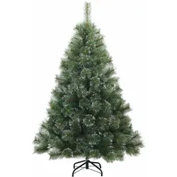 vidaXL, Weihnachtsbaum, Cleo (mit LEDs und Silberkugeln) (150 cm)