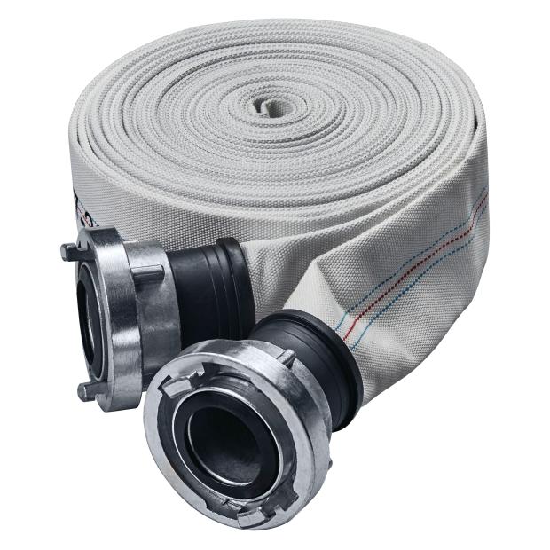 Geka Karasto Bauflachschlauch mit A Kupplung 102 mm 20 Meter (Kupplung) (4015933079050)