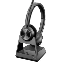 Poly Savi 7320 7300 Office Series (Kabellos), Office Headset, Schwarz