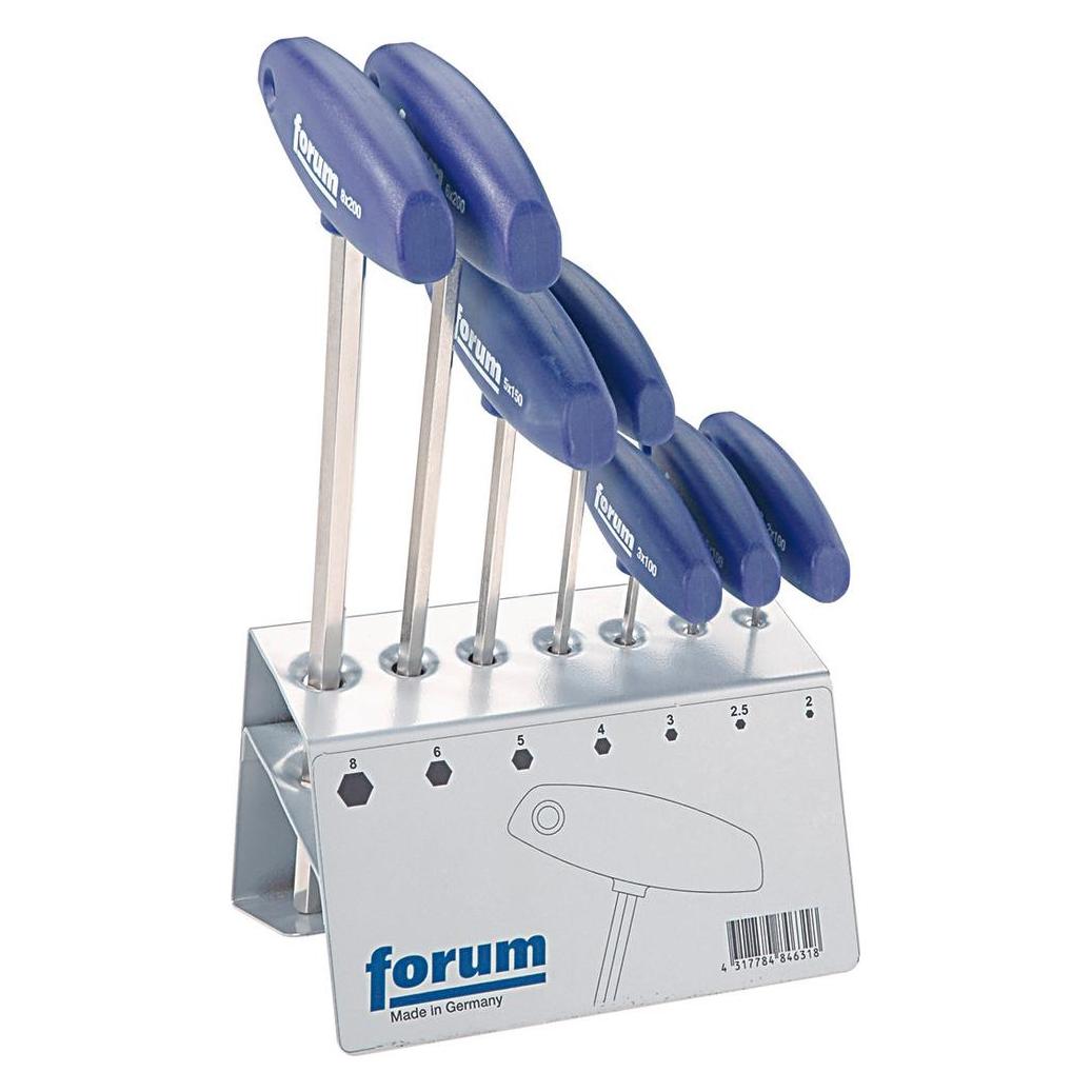 NoName Forum Stiftschlüssel-Satz 6kt. 7tlg. m. T-Griff (4317784846318)