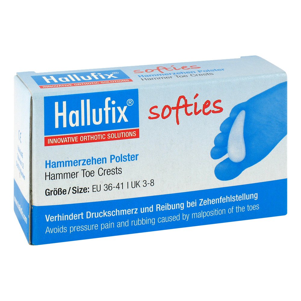 LUDWIG BERTRAM GmbH Hallufix softies Hammerzehenpolster Größe m 36-41 03116401