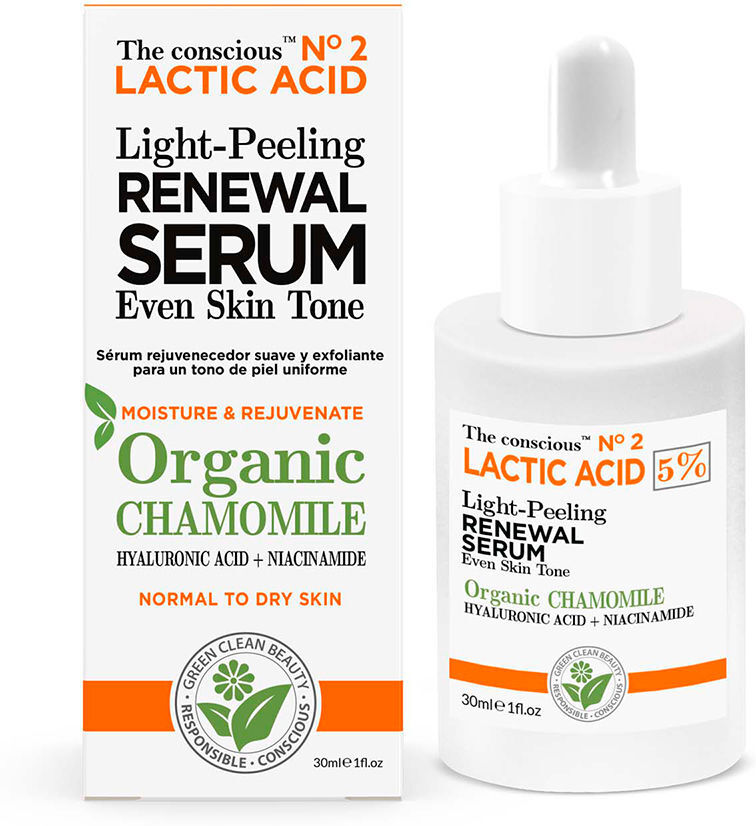 The Conscious™ Lactic Acid light peeling renewal serum organic chamomile 30 ml