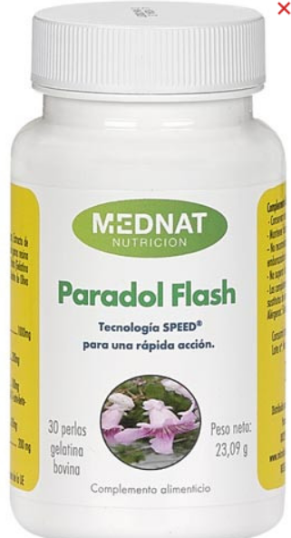 Mednat Nutrición Paradol Flash 30 Perlas
