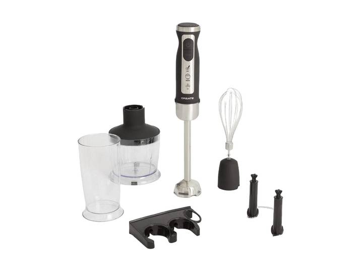 Stabmixer Create Full Mix Advance , schwarz (schwarz, silberfarben), B:6,5cm H:39,6cm T:6,5cm, Mixer, Stabmixer